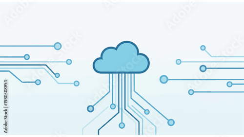 Cloud Computing Network System Storage.