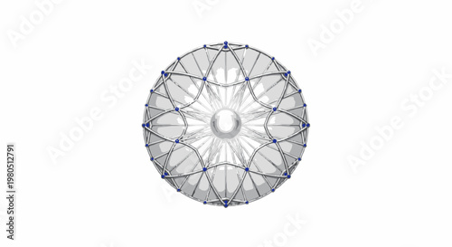 Geometric Dome Structure, Architectural Design Element, Modern Construction