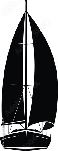 A black silhouette depicts a classic ornate chaise lounge with a curved back and decorative legs high quality professional detailed modern