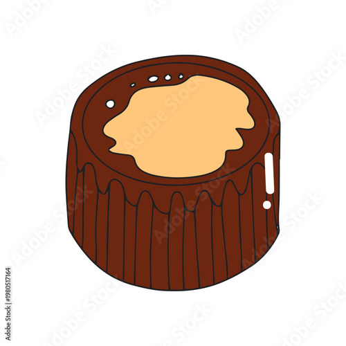 Handdrawn Peanut Butter Cup Illustration