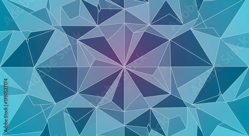 Geometric Prism Design: A mesmerizing geometric design of interconnected lines, creating a sense of depth and complexity. Each facet reflects light.
