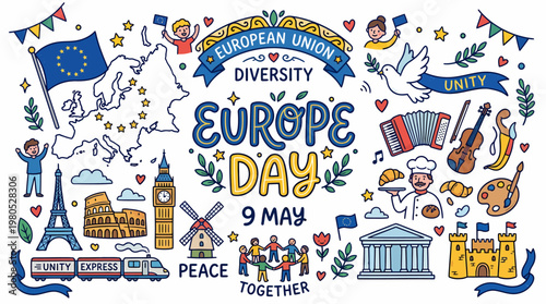 Europe Day Celebration: Diversity, Unity, Peace, Togetherness