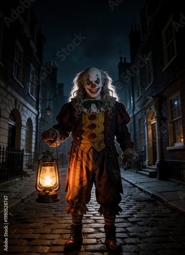 Scary Halloween clown 