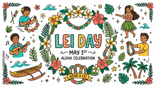Lei Day Celebration: Aloha Spirit with Hawaiian Traditions