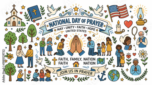 National Day of Prayer: Faith, Unity, Hope, USA