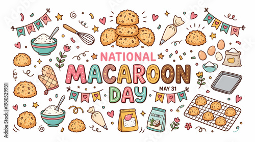 National Macaroon Day May 31 Baking Sweets Celebration