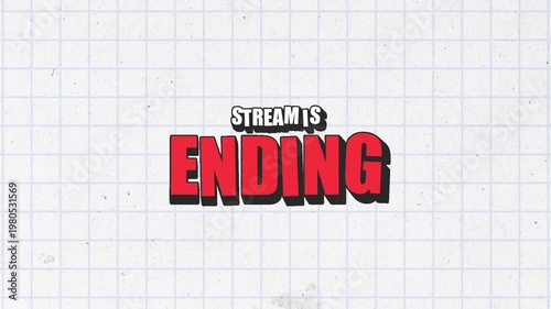 animated stream overlays, starting screen, offline screen, be right back screen, ending screen	