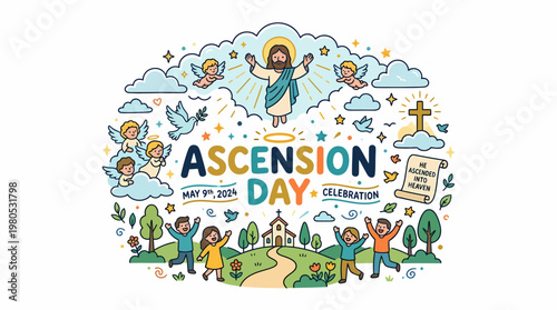 Ascension Day Celebration with Jesus and Angels
