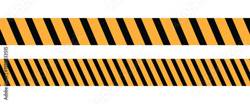 Warning, danger, caution, caution sign in yellow and black colors. Icon for rectangular and triangular frame. EPS10.