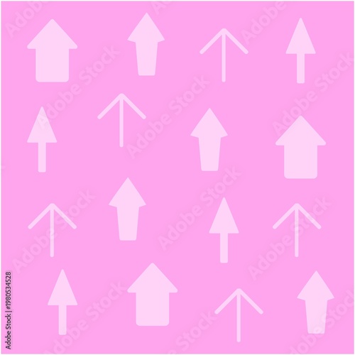上向き矢印模様の背景イラスト