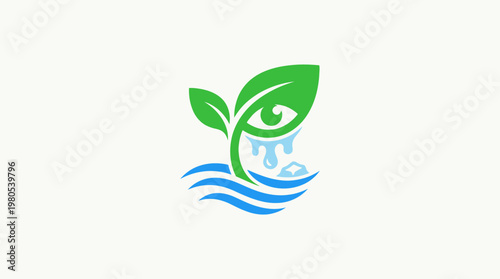 Eye of Nature Ecological and Environmental Concept