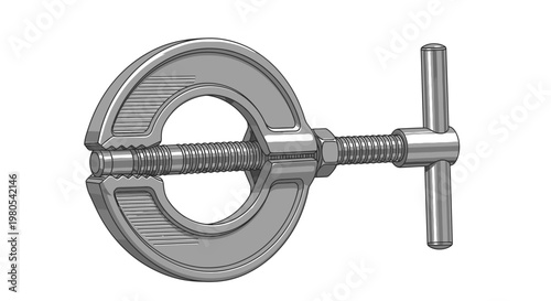 Metal Pipe Clamp Tool for Secure Fastening and Maintenance