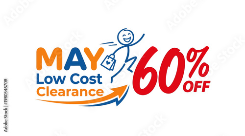 May Low Cost Clearance Sale with 60% Discount