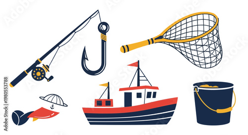 Collection of outline icons for data storage, cloud computing, server management, capacity, and secure information handling in digital technology concepts