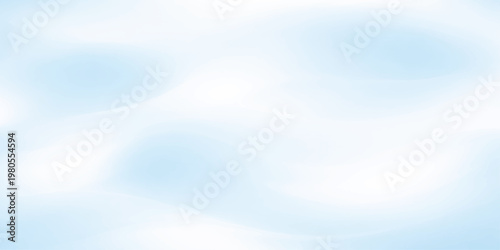 A beautiful bright blue sky background with fluffy white clouds and clear sunlight creates a stunning abstract nature cloudscape in the high summer atmosphere