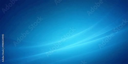 A smooth blue gradient wallpaper featuring abstract flowing waves and light curve lines in a creative motion design vector illustration