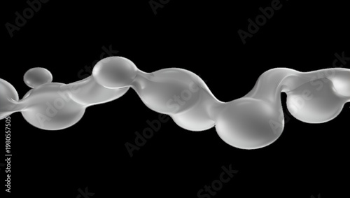 Abstract 3D Colorful Sphere Render