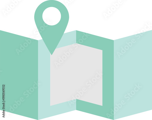 Map Navigation Travel Location Concept Illustration