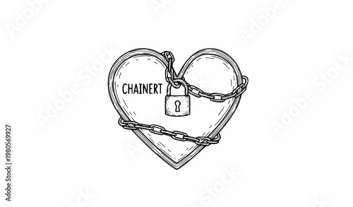 Addictive love attachment icon set emotional concept vector