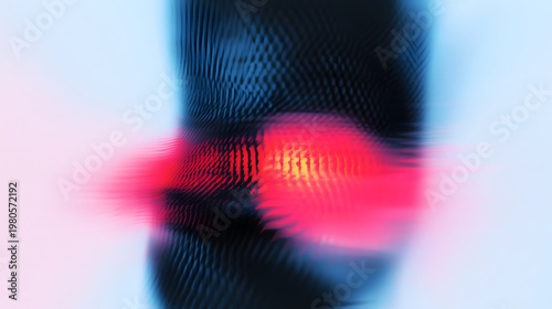 Abstract light creates a dynamic glow against a textured dark background.