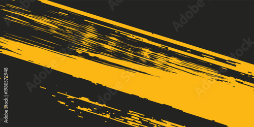 Dots pop art comics sport style vector illustration. Dots halftone yellow and black color pattern gradient grunge texture background.