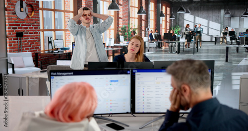 Manager Struggles To Guide Team Through Stressful Office Crisis