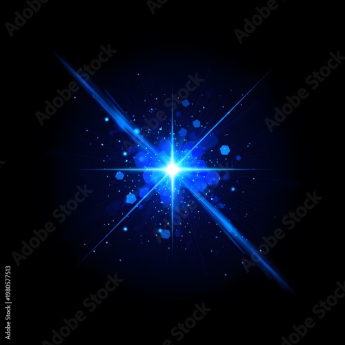 abstract background with stars