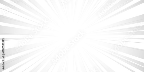 Abstract Radial Burst Monochrome Graphic Design. Retro grayscale sun rays background with dirty burnt effect.