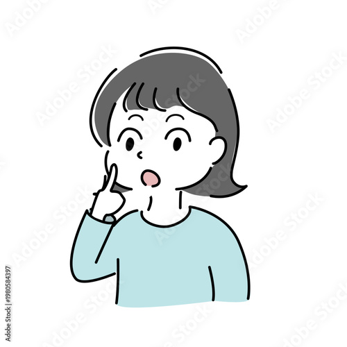 woman1  folding right arm_アートボード 1 コピー 4