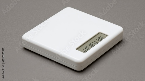 Obraz na płótnie Compact Digital Scale Displaying Precise Weight Measurement