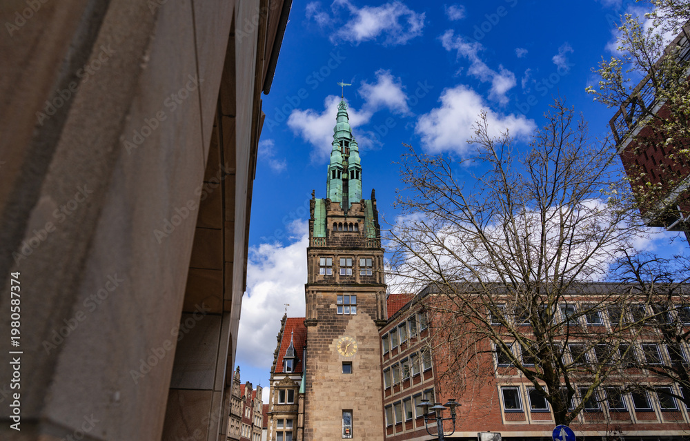Fototapeta premium Stadthausturm Münster