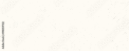 Light cream seamless grain paper texture. Vintage ecru background with dots, speckles, specks, flecks, particles. Craft repeating wallpaper. Natural white grunge surface background. Vector backdrop