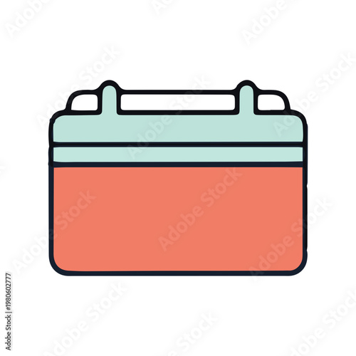 Hand Drawn Cooler Icon Illustration