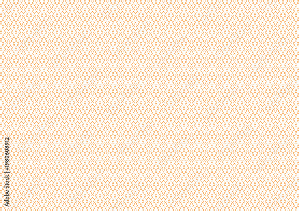 Fototapeta premium Light Orange Seamless Hexagon Pattern Background