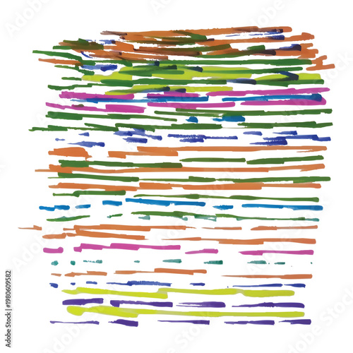 A colorful stack of books and papers arranged neatly, representing education, office work, and organized information