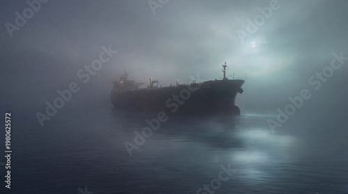 Oil tanker fog