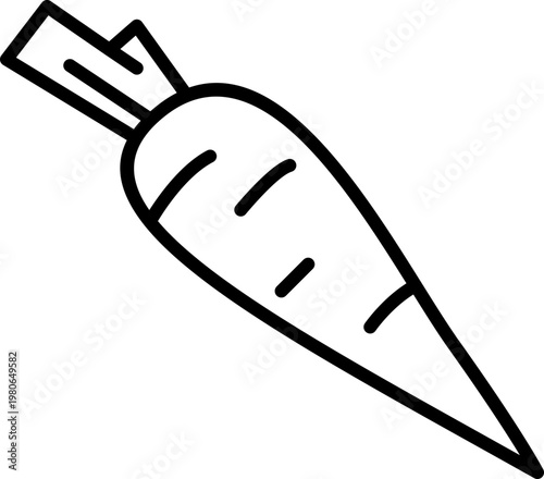Carrot Line Icon