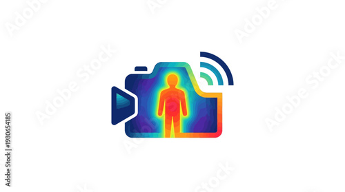 Thermal Camera Detecting Human Presence with Wifi Signal Logo
