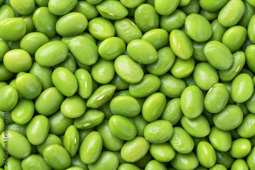 Canvastavla Green full screen soya beans pattern texture