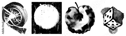 Classic automobile wheel with detailed spoke structure and textured tire tread, isolated vector graphic, mechanical component, automotive part, retro design.