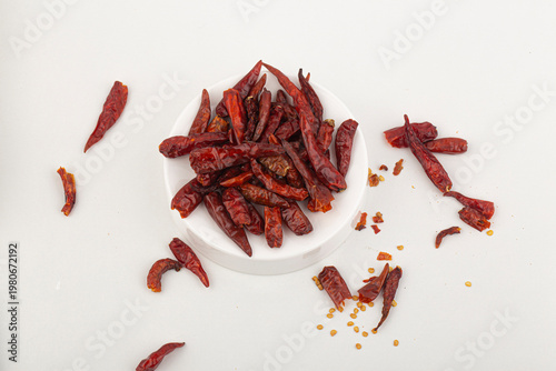 Vietnamese dried red chili peppers