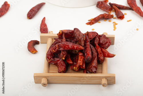 Vietnamese dried red chili peppers