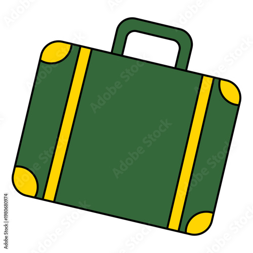 Travel suitcase luggage icon