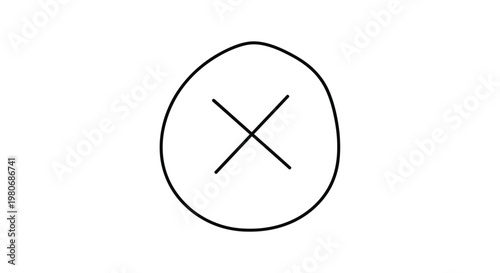Black and white circle symbol.