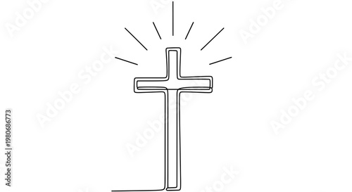Cross Symbol Christian Religious Icon 2.