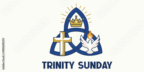 Trinity Sunday Christian Symbol Icon
