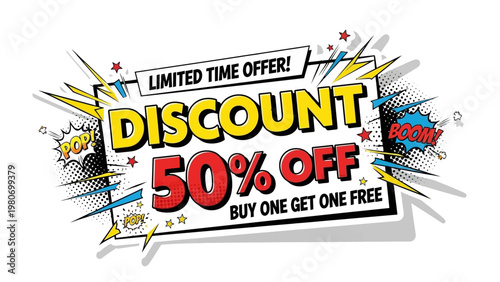 Collection of colorful sale, new, hot, discount and promo speech bubble tags and stickers, isolated on white background
