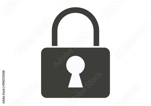 Icono de candado cerrado para representar seguridad y protección de datos confidenciales