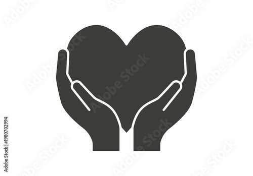 Manos sosteniendo un corazón para simbolizar el cuidado y la solidaridad