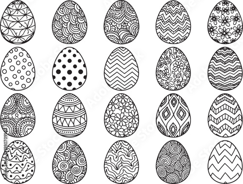Decorative Easter Egg SVG Bundle